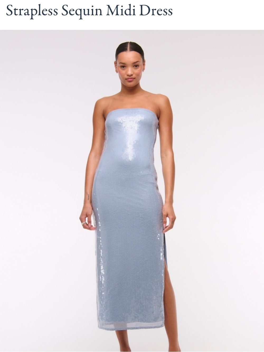A&F Strapless Sequin Dress
